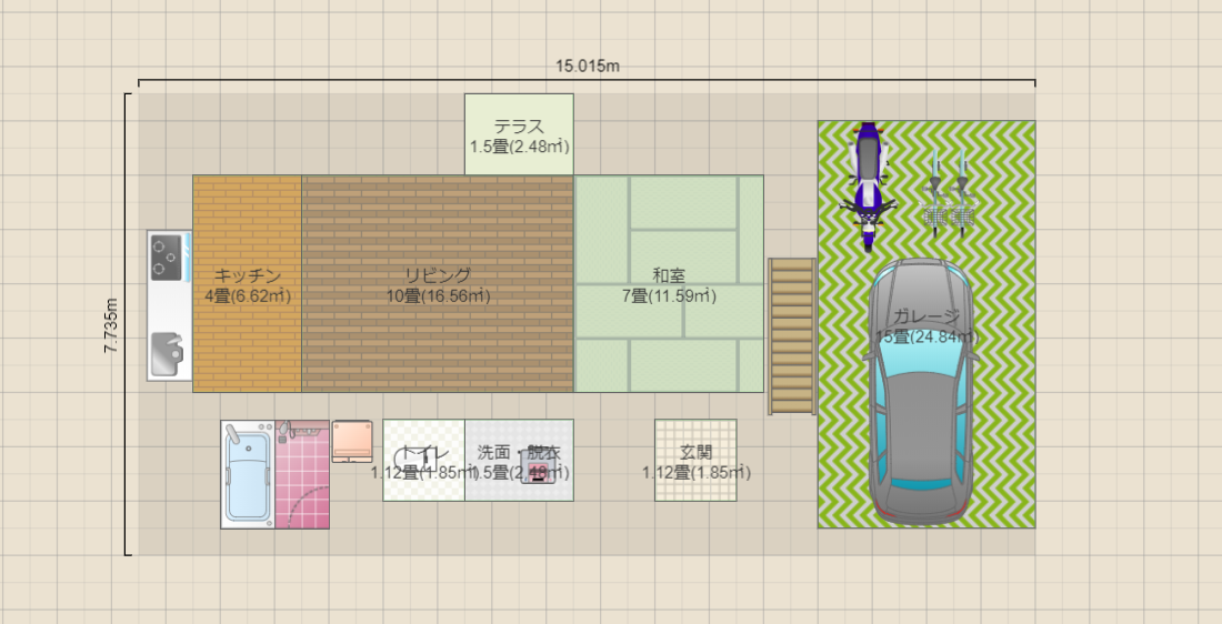 間取り案１