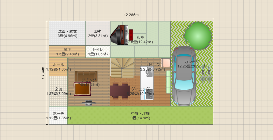 土地30坪の家（95ｍ２）