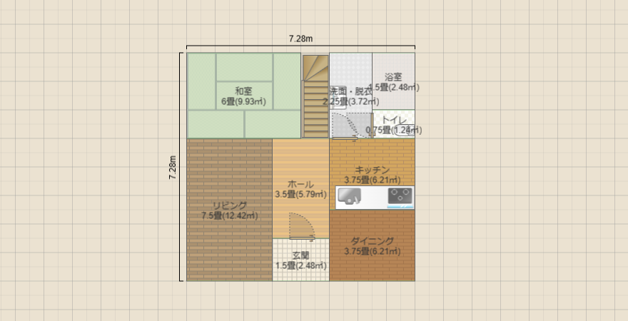 現在の間取り