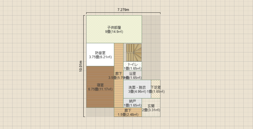 2階リビング案