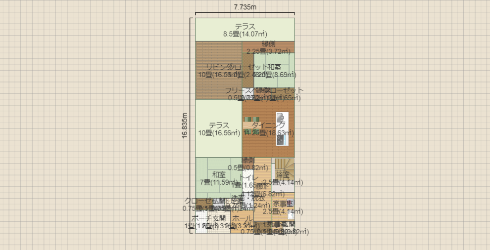 2300701　中庭④