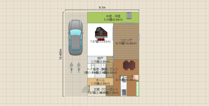 35坪の場合