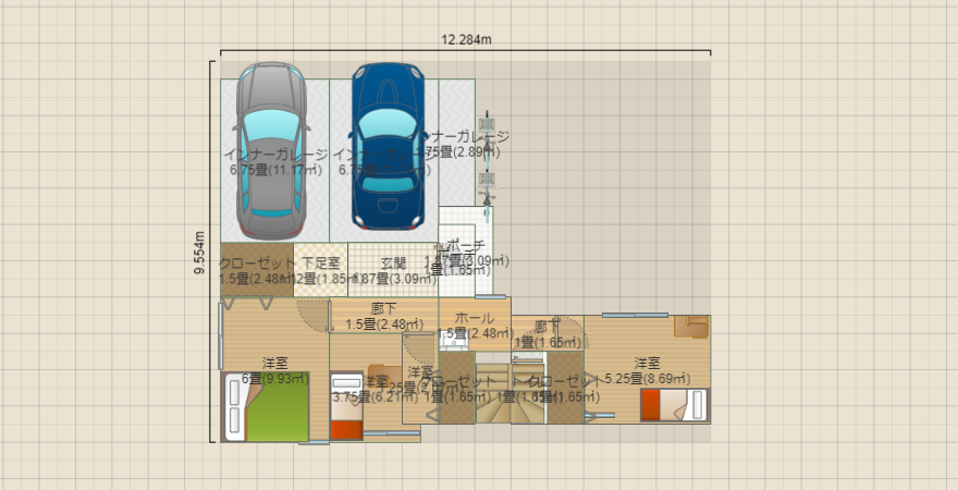 5号地20230907②風呂窓パターン