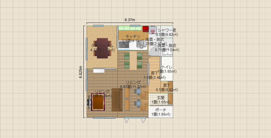 玄関南１LDK