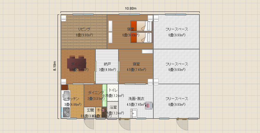 キッチン、風呂②玄関⑤壁穴