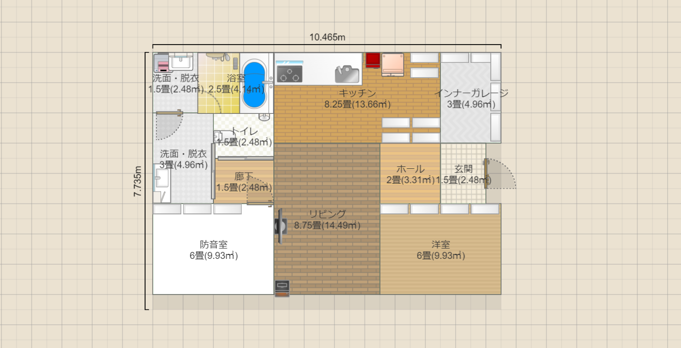 東玄関・高規格送信所_改定②（間取図）