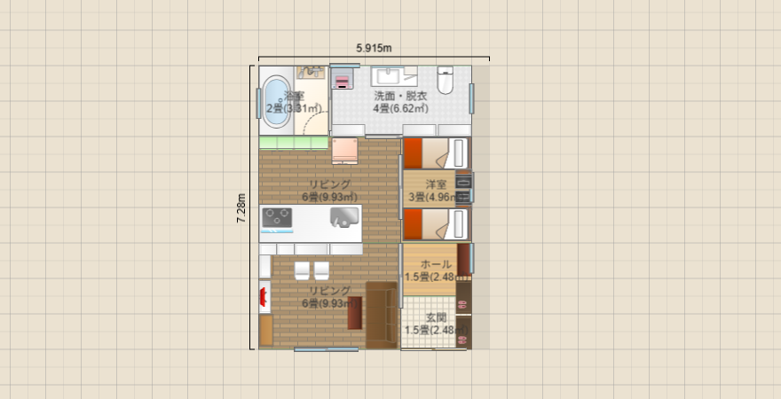 平屋12坪