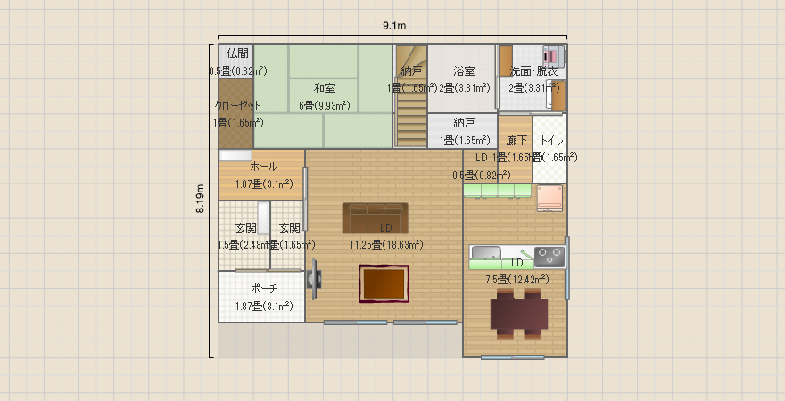 41.7坪７２０４