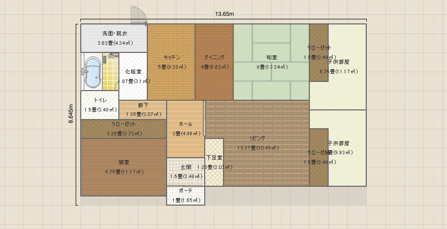 家族6人の家