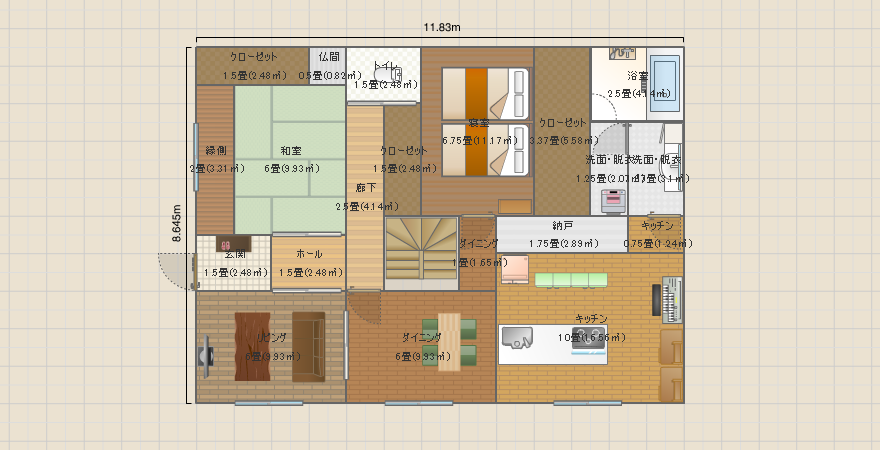 寝室1Ｆ No.6