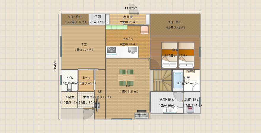 寝室1Ｆ No.21