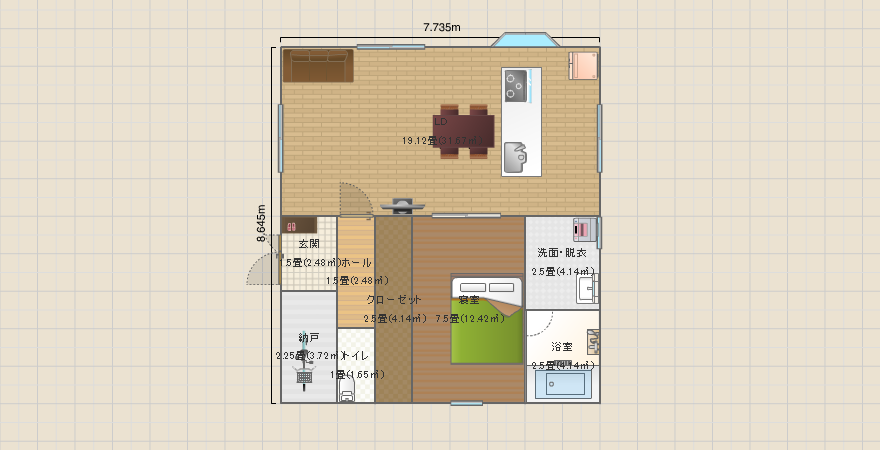 理想な１LDK