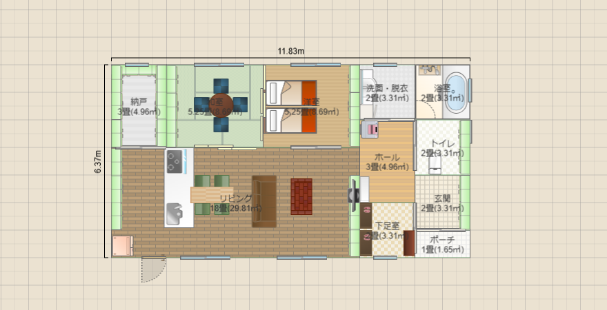 22.7坪平屋